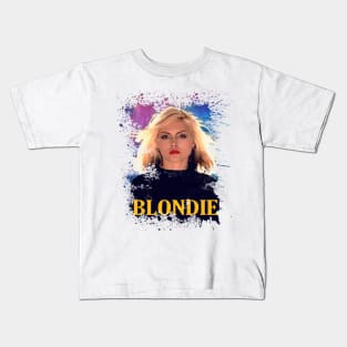 Blondie paint splash Kids T-Shirt